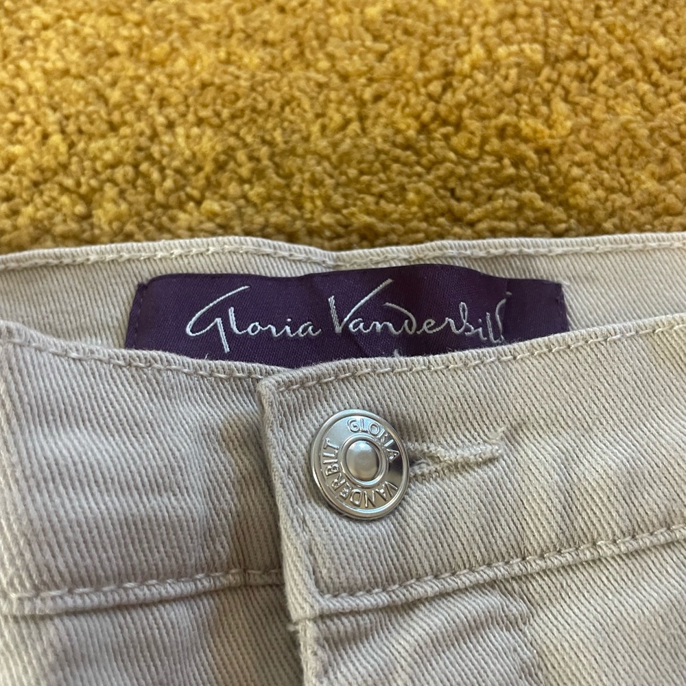 Gloria Vanderbilt Beige Jeans AMANDA Women’s Size 8 - Picture 3 of 9